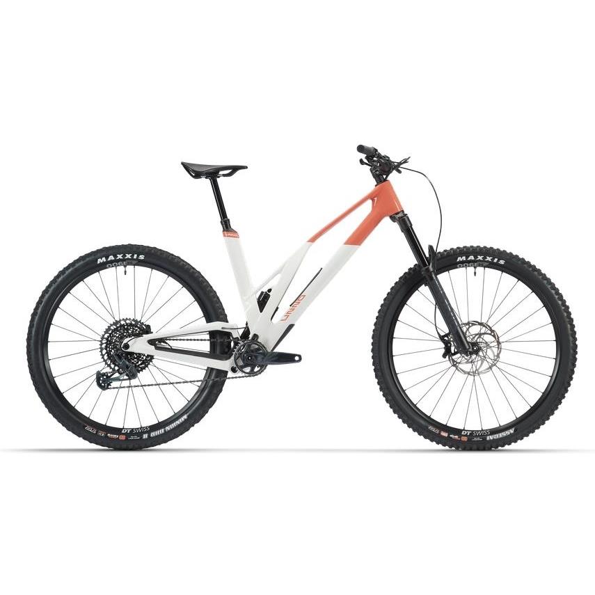 Heldämpad MTB Unno DASH Elite Living Coral/Eggwhite