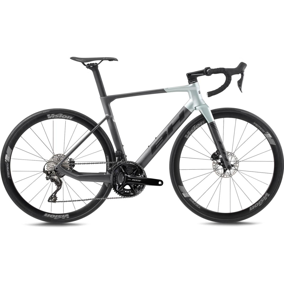 Racercykel allround BH Rs1 3.5 Silver/Black/Silver