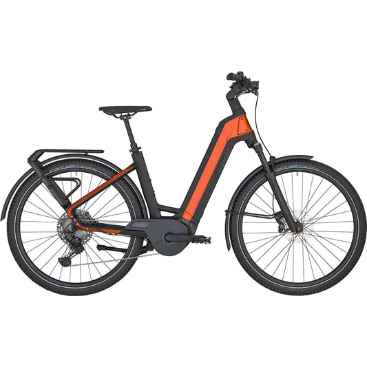 Elcykel hybrid Bergamont E-Ville SUV Elite Shiny Dirty Orange