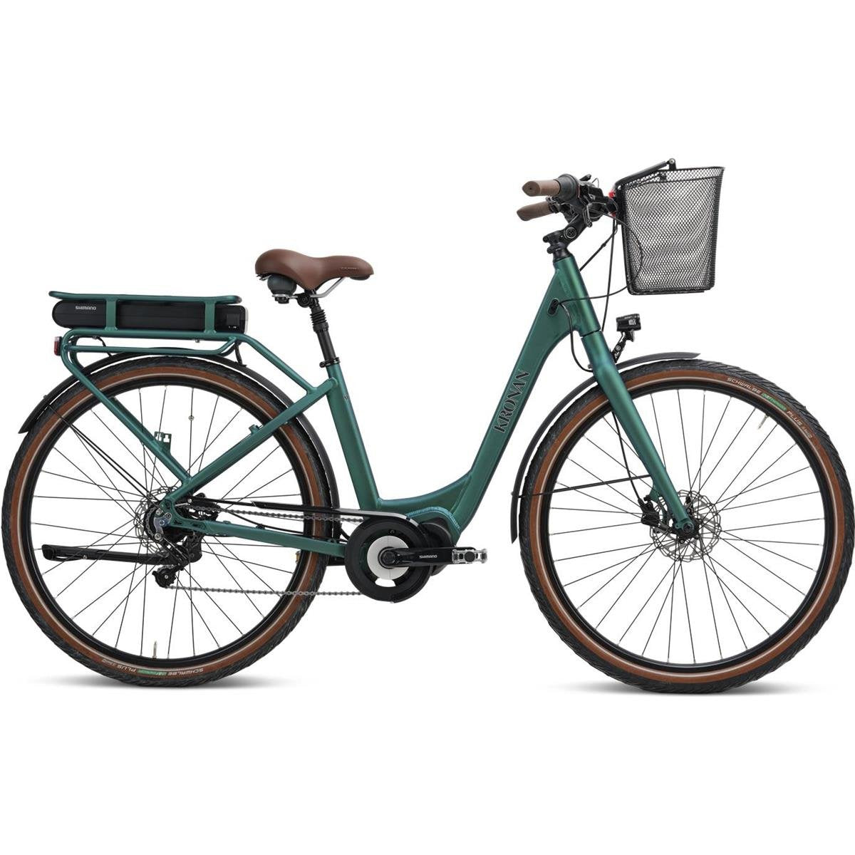 Elcykel Dam Kronan Modig Green