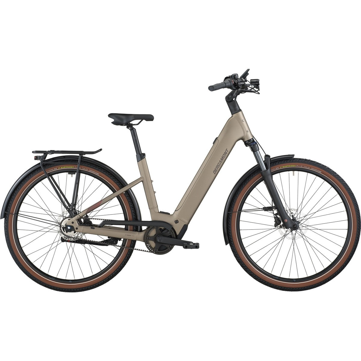 Elcykel Bergamont E-Horizon Tour 20 Belt Wave Warm Silver