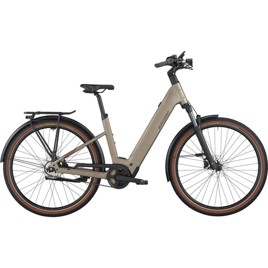 Elcykel Bergamont E-Horizon Tour 20 Belt Wave Warm Silver