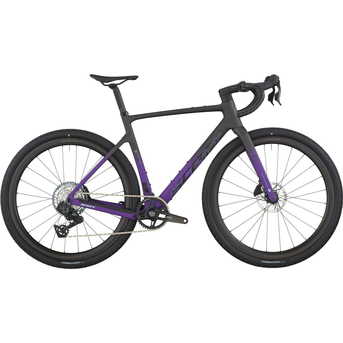 Gravelcykel Scott Addict Gravel 20 Carbon Black/Indigo Purple