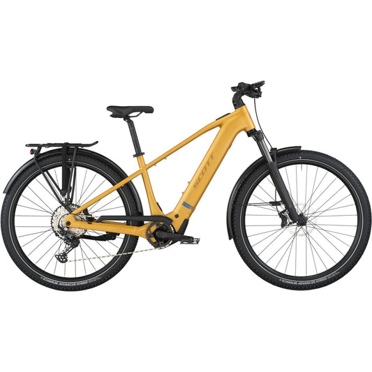 Hybridcykel el Scott Axis 20 Colorado Gold