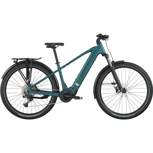 Hybridcykel el Scott Axis 30 Cypress Green