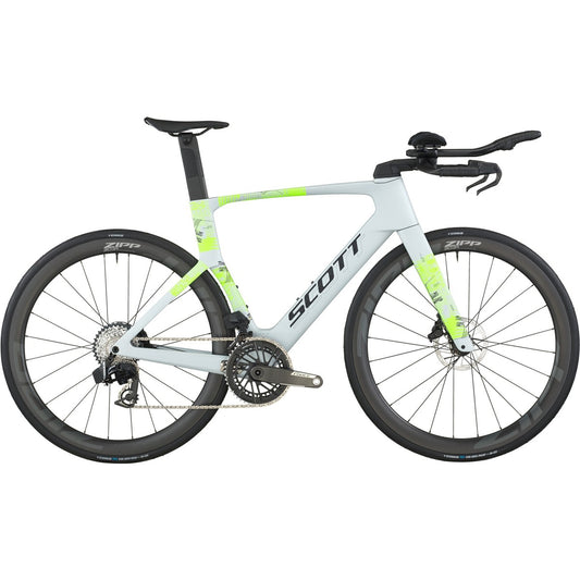 Triathloncykel Scott Foil RC TRI Cumulus White