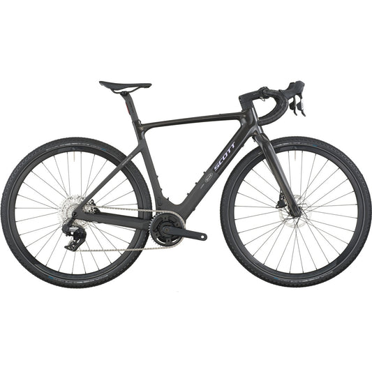 Gravel Elcykel Scott Solace Gravel 30 Carbon Black