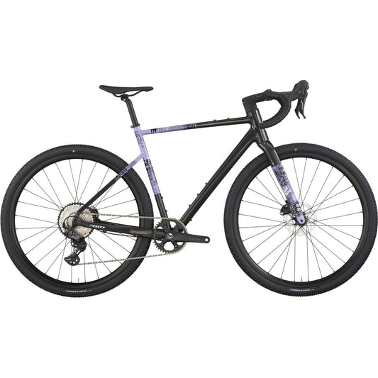 Gravelcykel Scott Speedster Gravel 10 Carbon Black/Tulip Purple