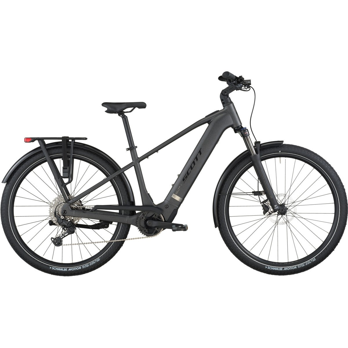 Hybridcykel el Scott Sub Sport 10 Midnight Grey