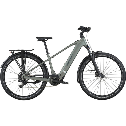 Hybridcykel el Scott Sub Sport 30 Highland Green
