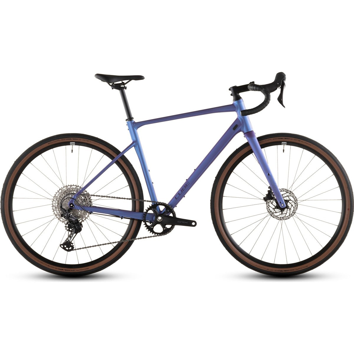 Gravelcykel Cube Nuroad EX GRX 1x12s Blueiris/Lilac