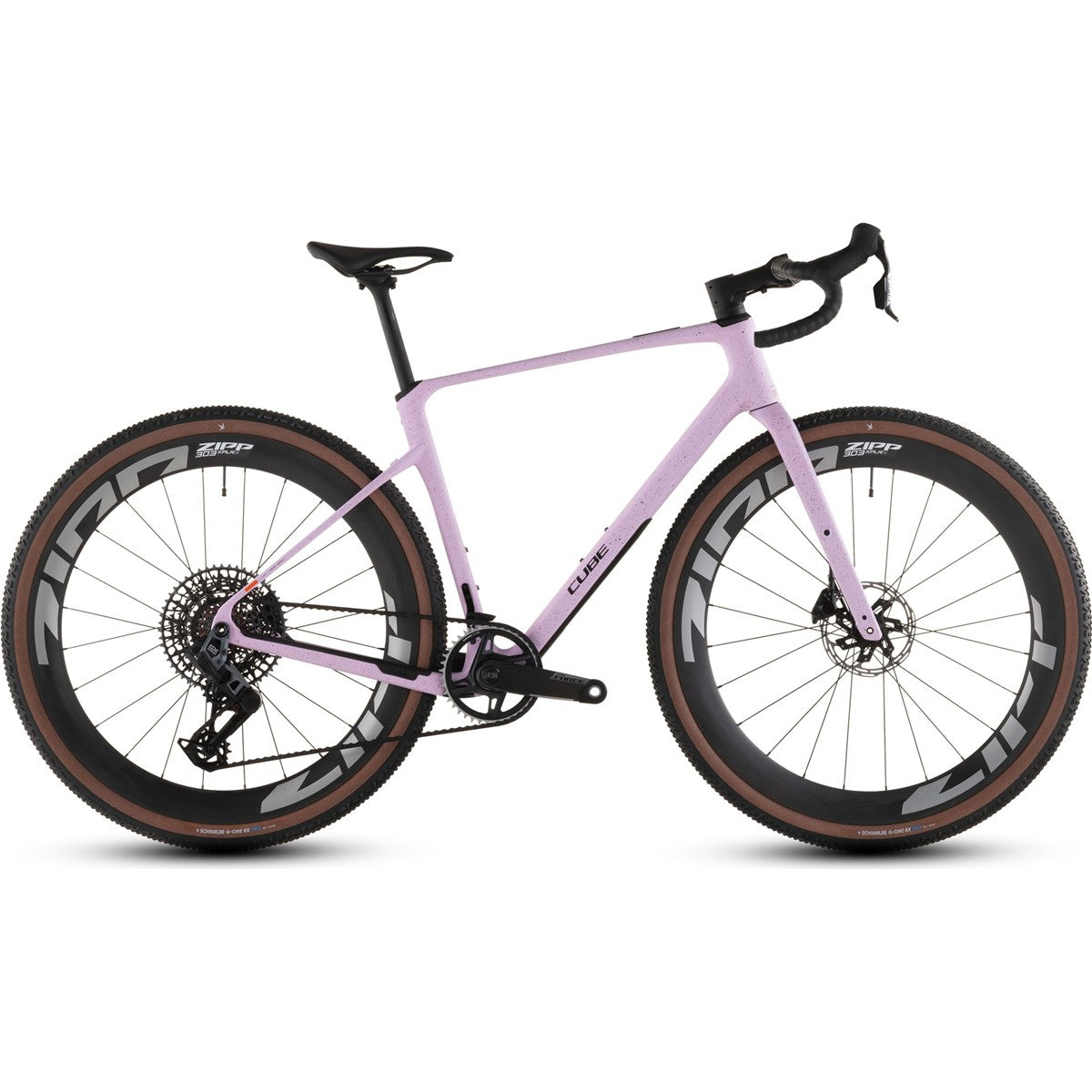Gravelcykel Cube Nuroad C:62 SLX GX AXS 1x12s Rhodonite/Orange