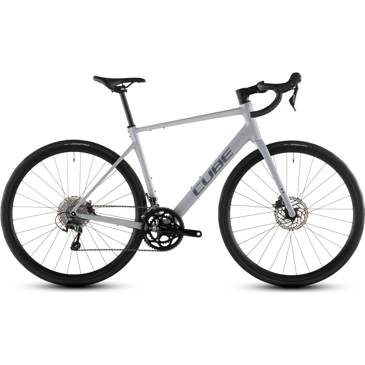 Racercykel Allround Cube Attain Race Tiagra Foggrey/Shift