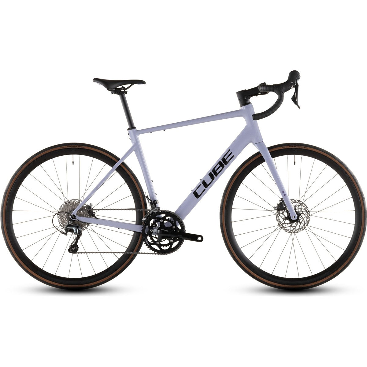 Racercykel Allround Cube Attain Race Tiagra Cyclamen/Black