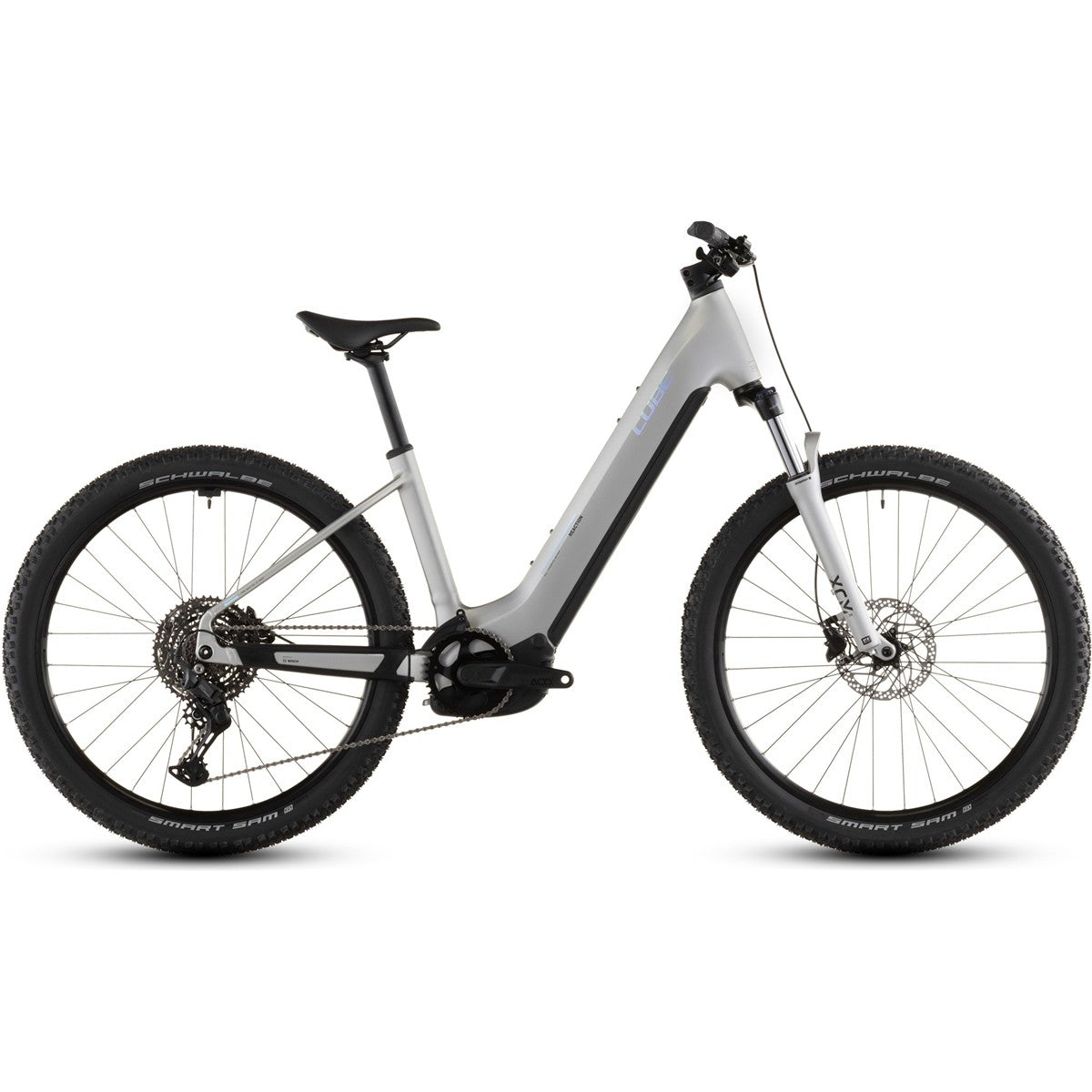 El MTB Cube Reaction Hybrid ONE 800 LS PL CX Sleekgrey/Prism
