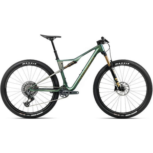 Heldämpad MTB Orbea Oiz M10 AXS GX Seaweed Carbon View/Spaceship Green