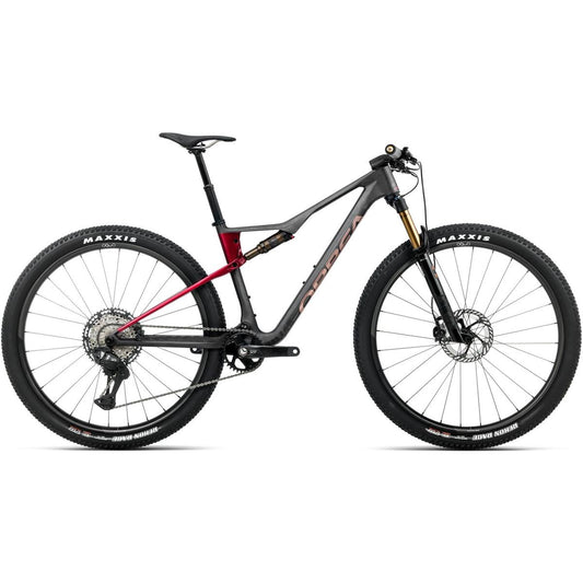 Heldämpad MTB Orbea Oiz M-Pro XT Di2 Diamond Carbon View/Cherry Red