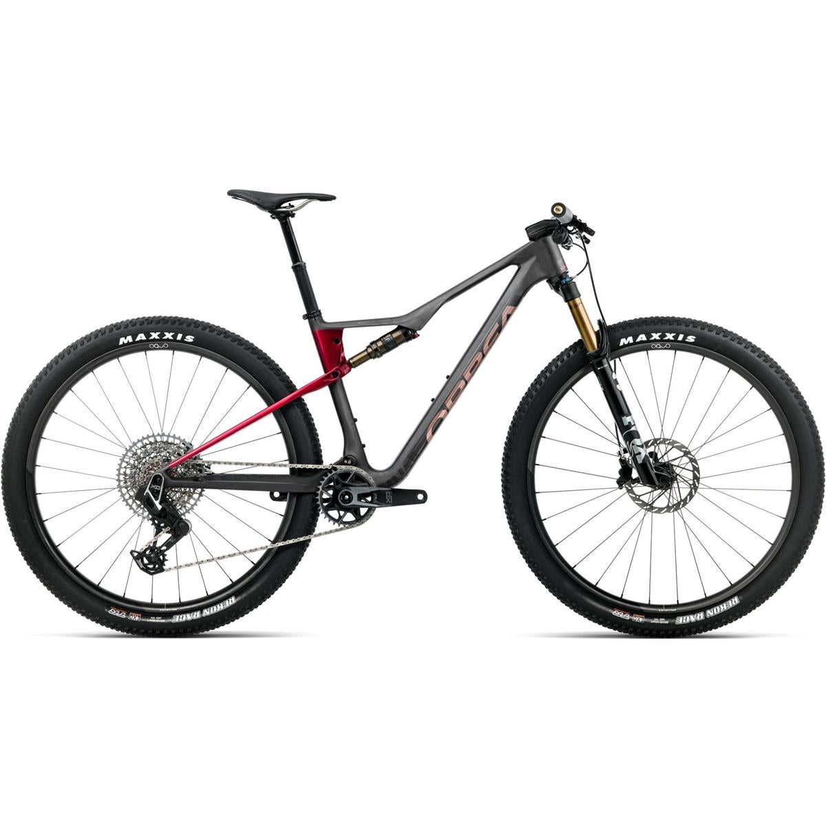 Heldämpad MTB Orbea Oiz M-Team AXS X0 Diamond Carbon View/Cherry Red