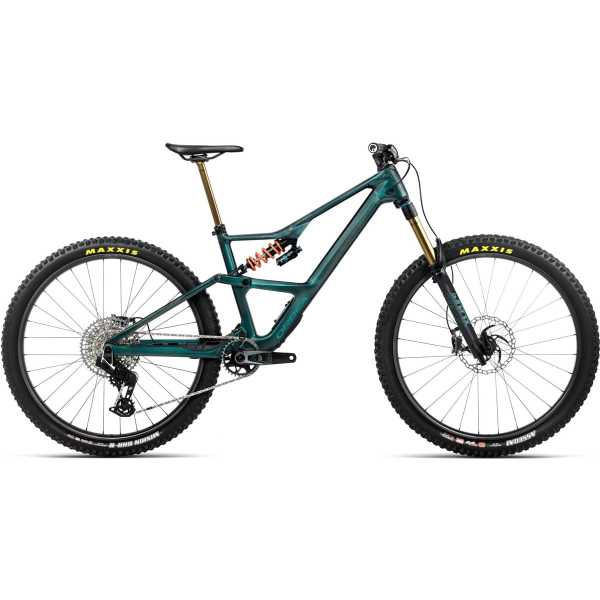 Heldämpad MTB Orbea Occam LT M-Team X0 AXS Escape Green/Carbon View Gloss