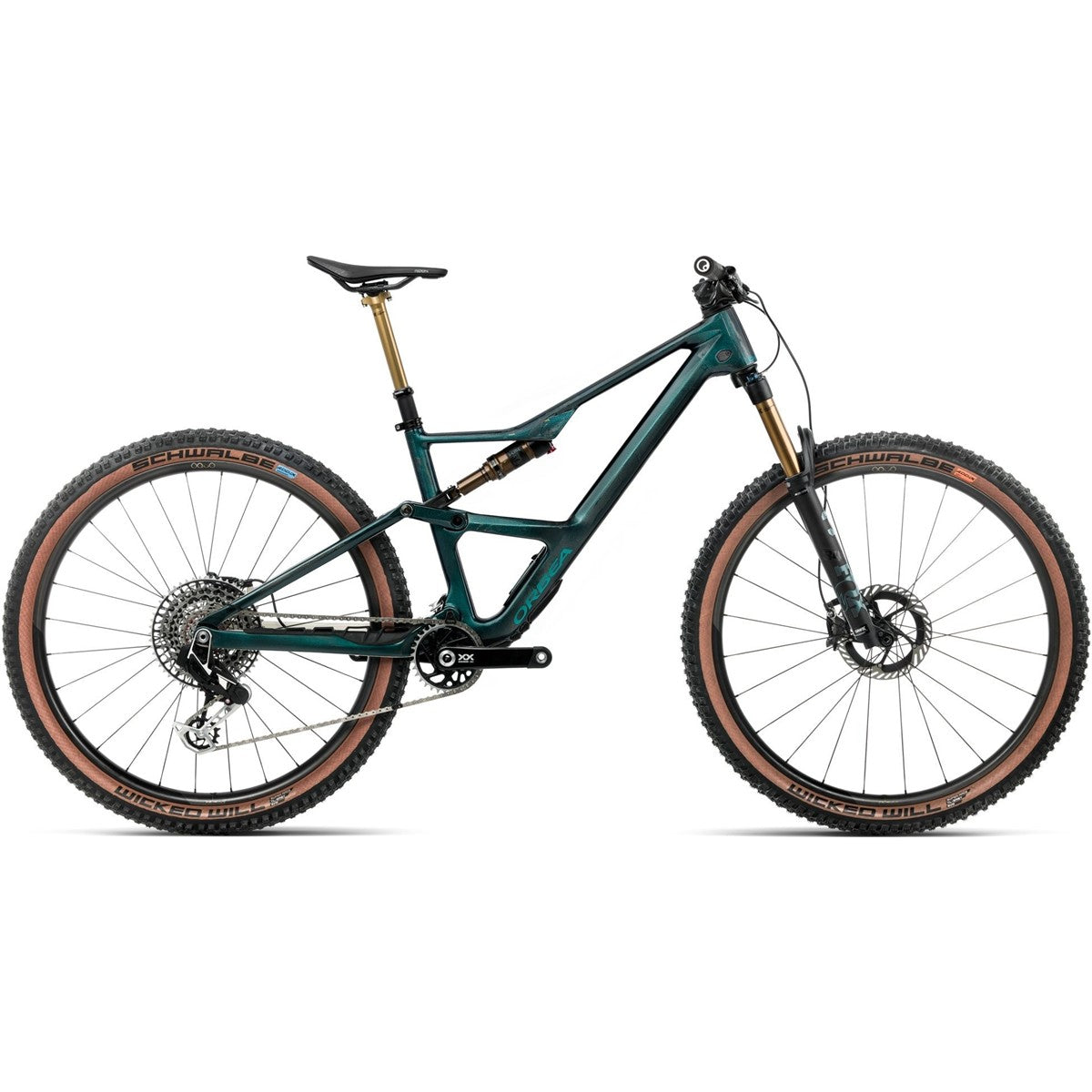 Heldämpad MTB Orbea Occam SL M-LTD XX AXS Escape Green/Carbon View Gloss