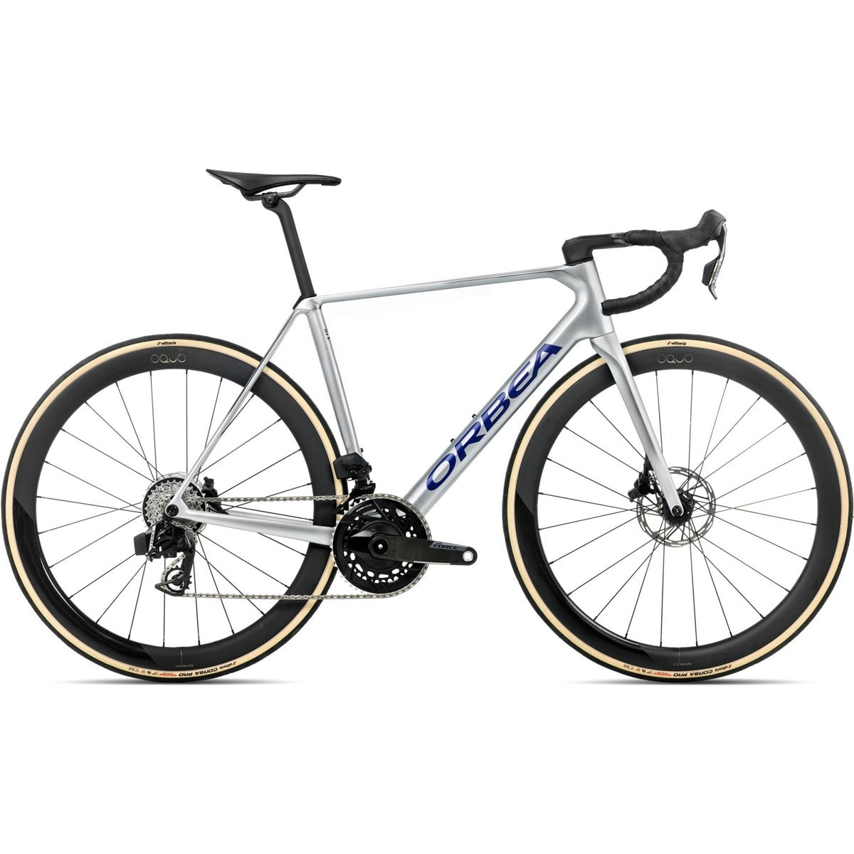 Racercykel Orbea Orca M21eLTD PWR Force AXS Spark Silver/Titain Grey