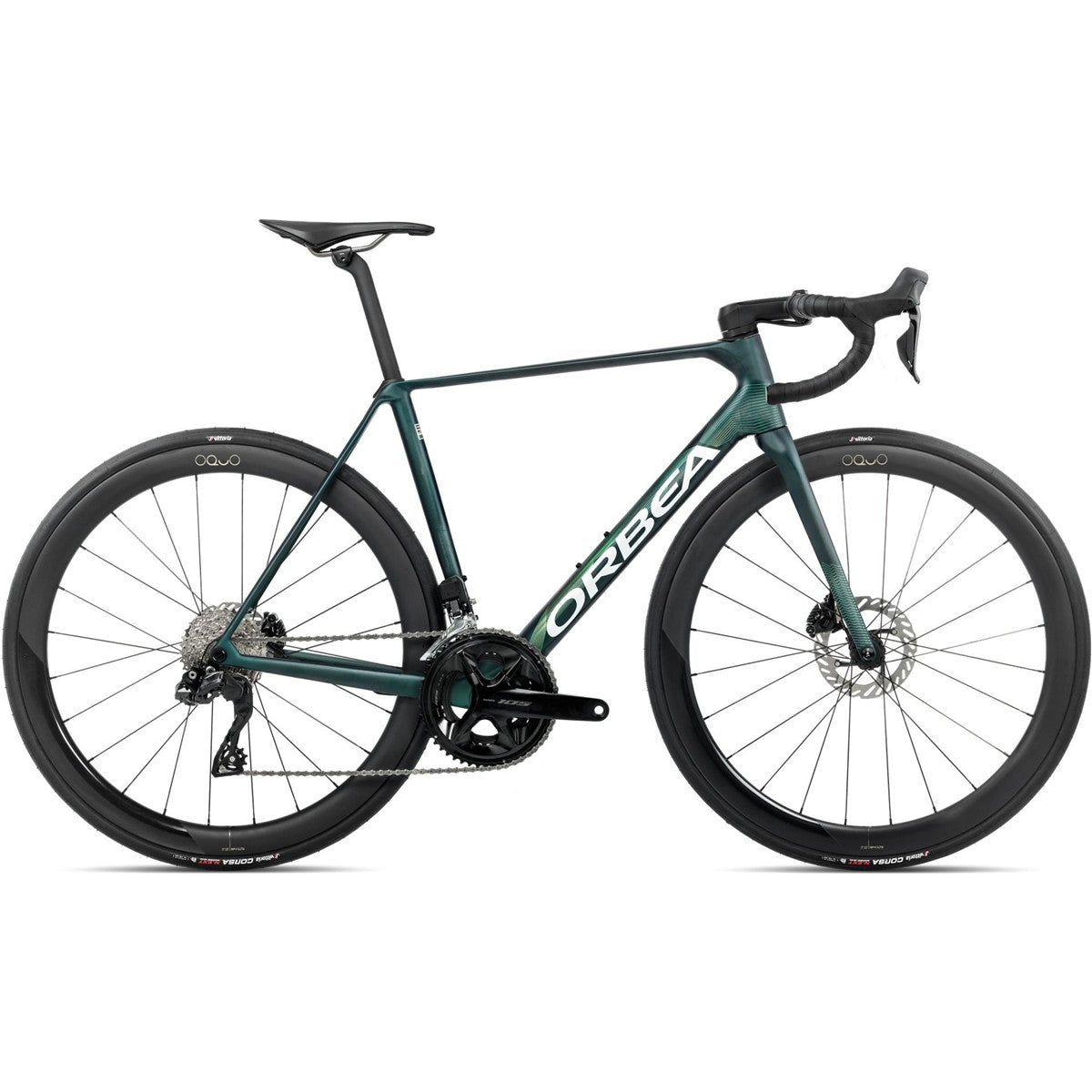 Racercykel Orbea Orca M30iLTD PWR 105 Di2 Escape Green/Carbon View Matt