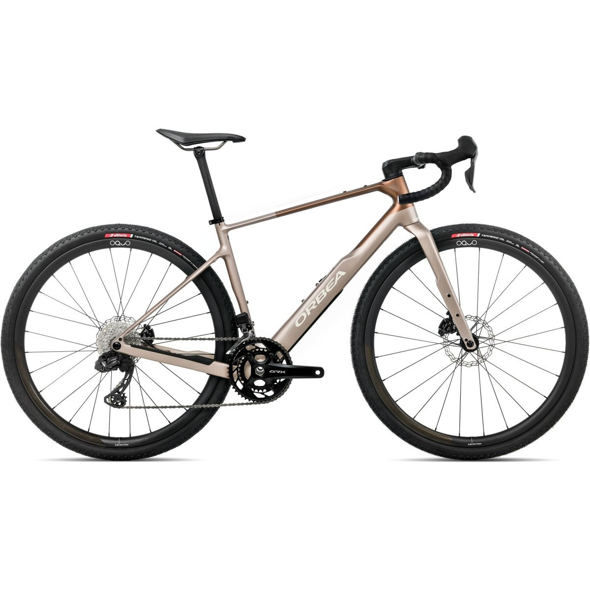 Gravelcykel Orbea Terra M20iTeam GRX Di2 Nickel/Met Cinnamon