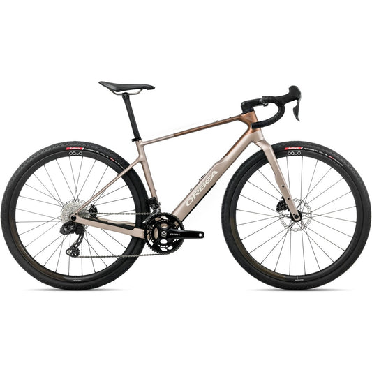 Gravelcykel Orbea Terra M20iTeam GRX Di2 Nickel/Met Cinnamon