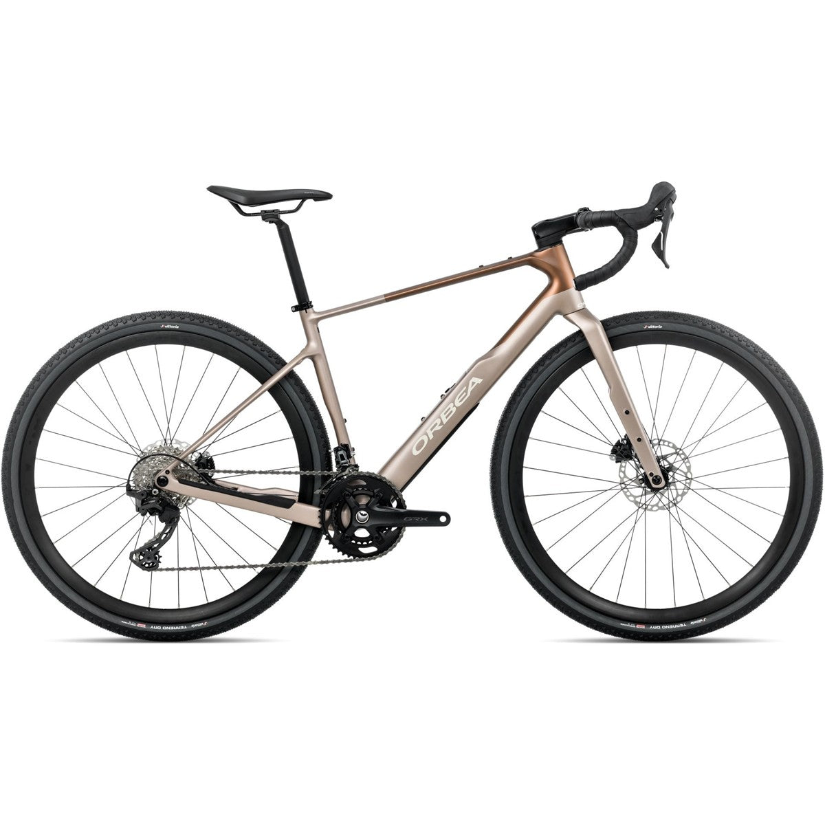 Gravelcykel Orbea Terra M30Team GRX Nickel/Met Cinnamon