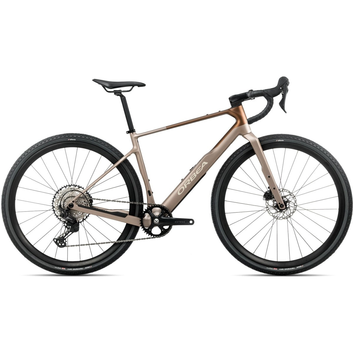 Gravelcykel Orbea Terra M30Team 1X GRX Nickel/Met Cinnamon