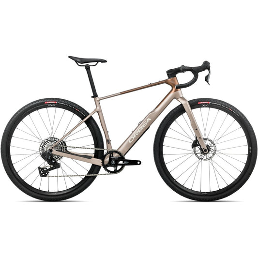 Gravelcykel Orbea Terra M31eTeam 1X Rival AXS Nickel/Met Cinnamon