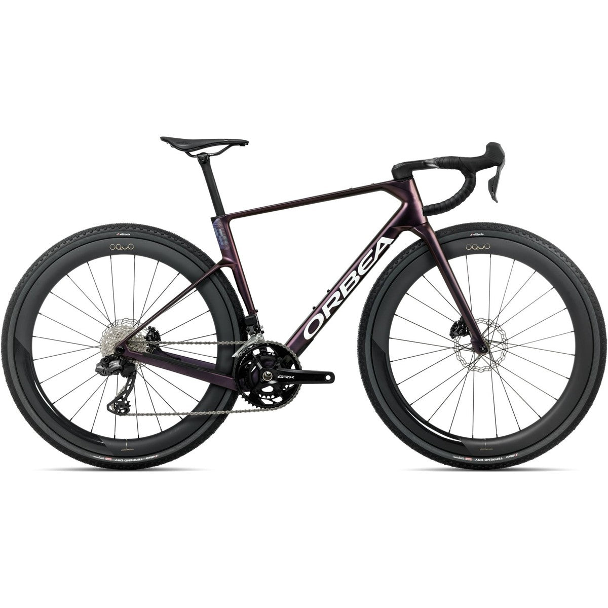 Gravelcykel Orbea Terra Race M20iLTD GRX Di2 Sunset Carbon View