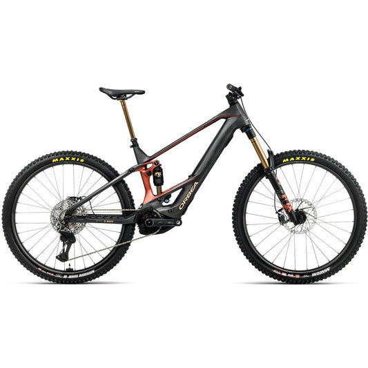 El MTB Orbea Wild M-LTD 600Wh XTR Di2 Diamond Carbon View/Mars Red
