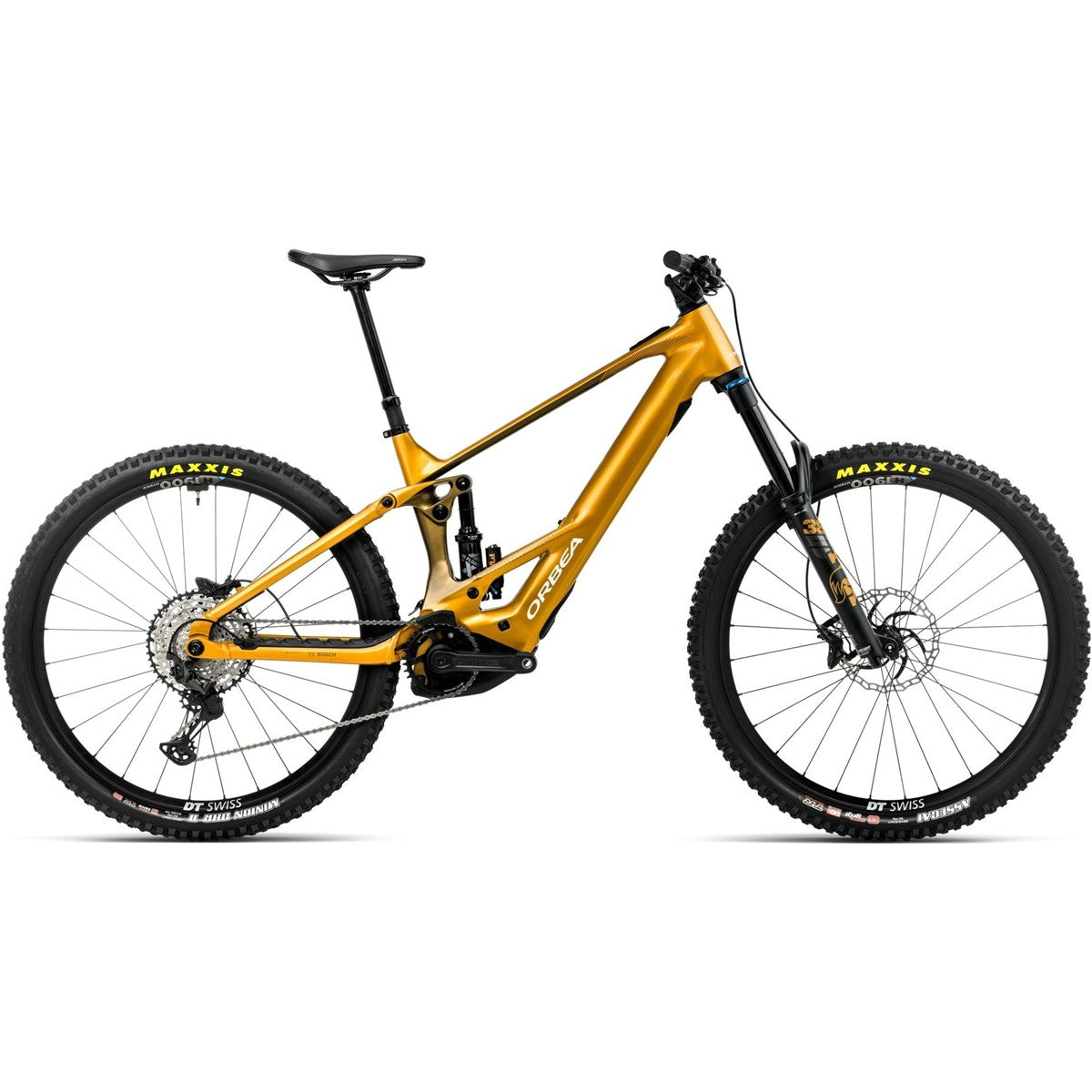 El MTB Orbea Wild H10 Mullet 750Wh Bumblebee Yellow/Metallic Olive Green