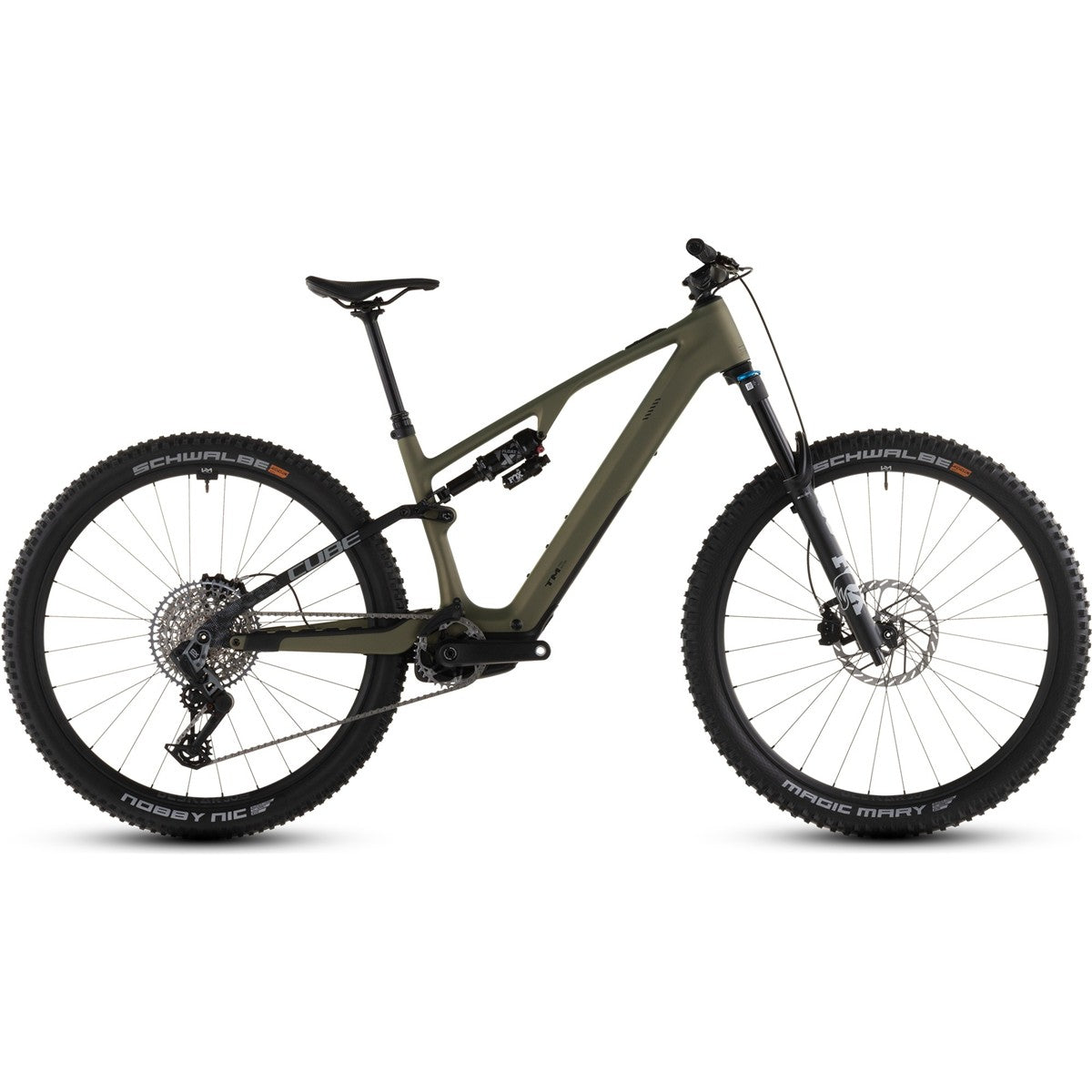El MTB Cube AMS Hybrid ONE44 C:68X TM 400X Reedgreen/Matrix