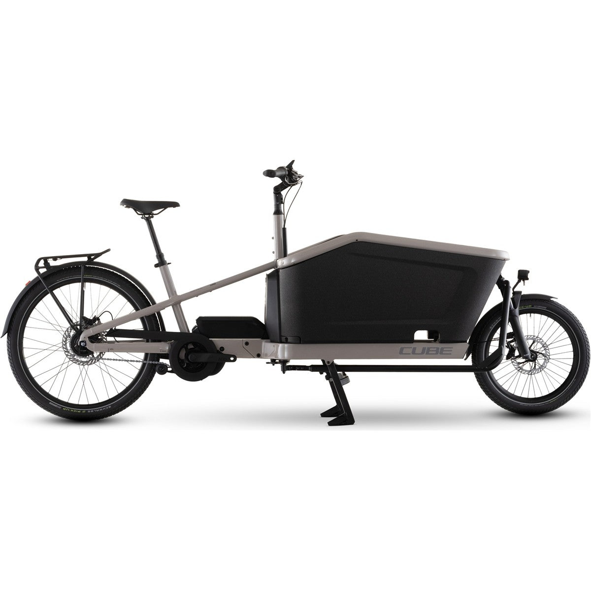 Lådcykel el Cube Cargo Hybrid Comfort Pro 800 Oatgrey/Reflex ONESIZE
