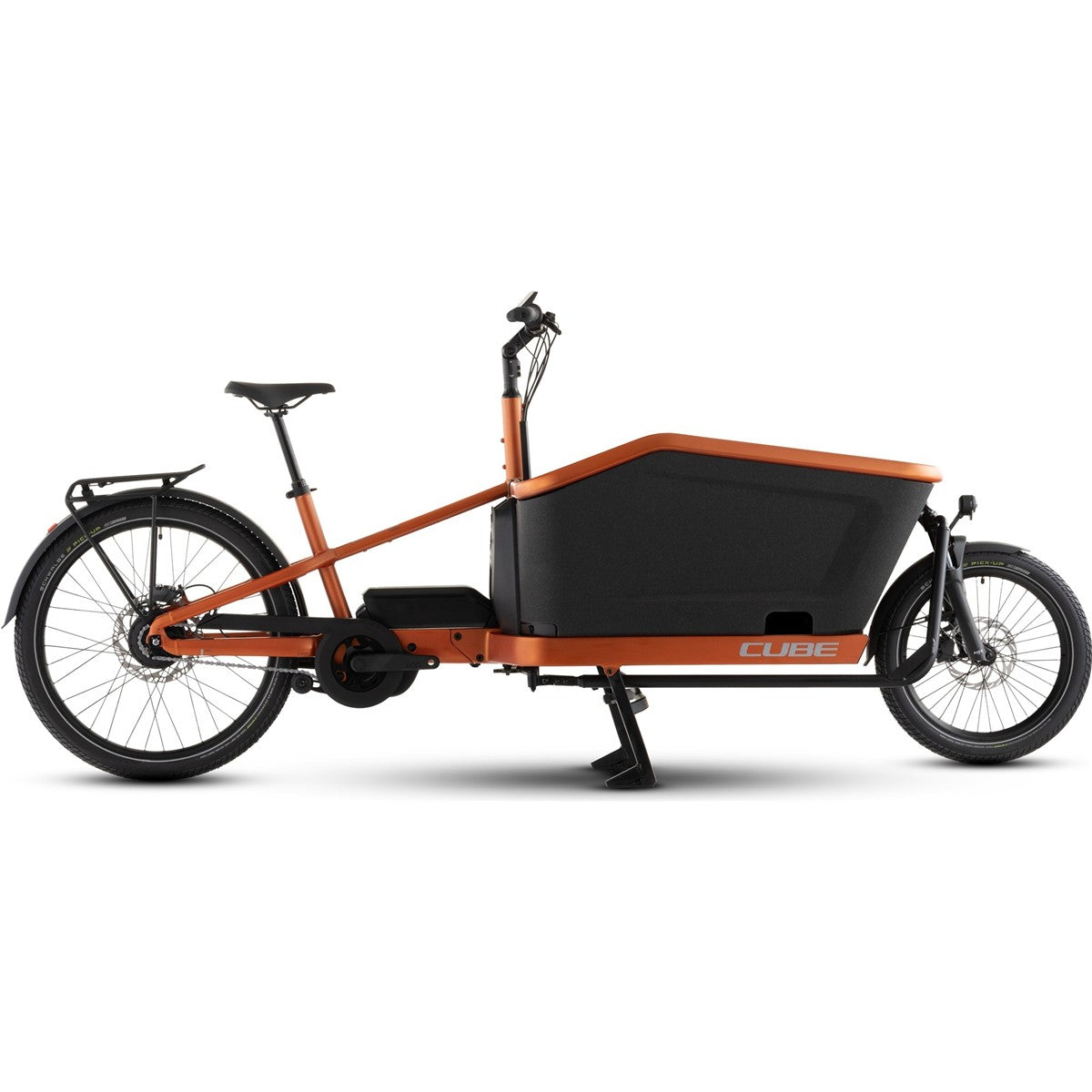 Lådcykel el Cube Cargo Hybrid Comfort SLX 800 Rustorange/Reflex ONESIZE