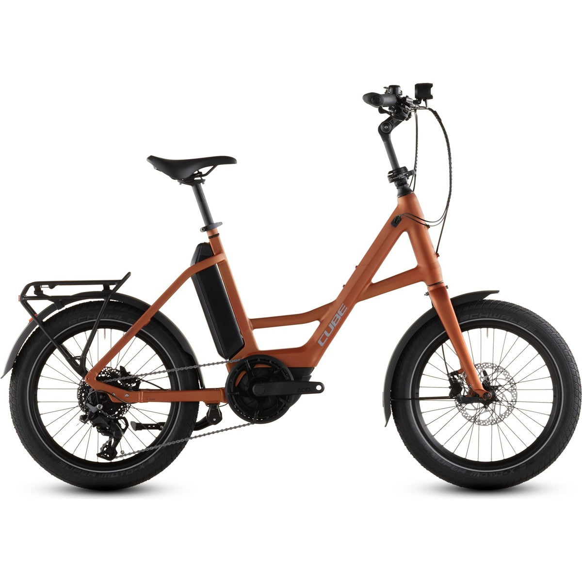 Elcykel Cube Compact Hybrid 545 Rustorange/Reflex ONESIZE