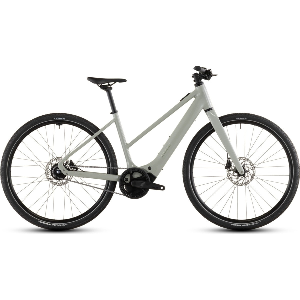 Hybridcykel el Cube Editor Hybrid SLX 400X Mid Reedbeige/Chrome