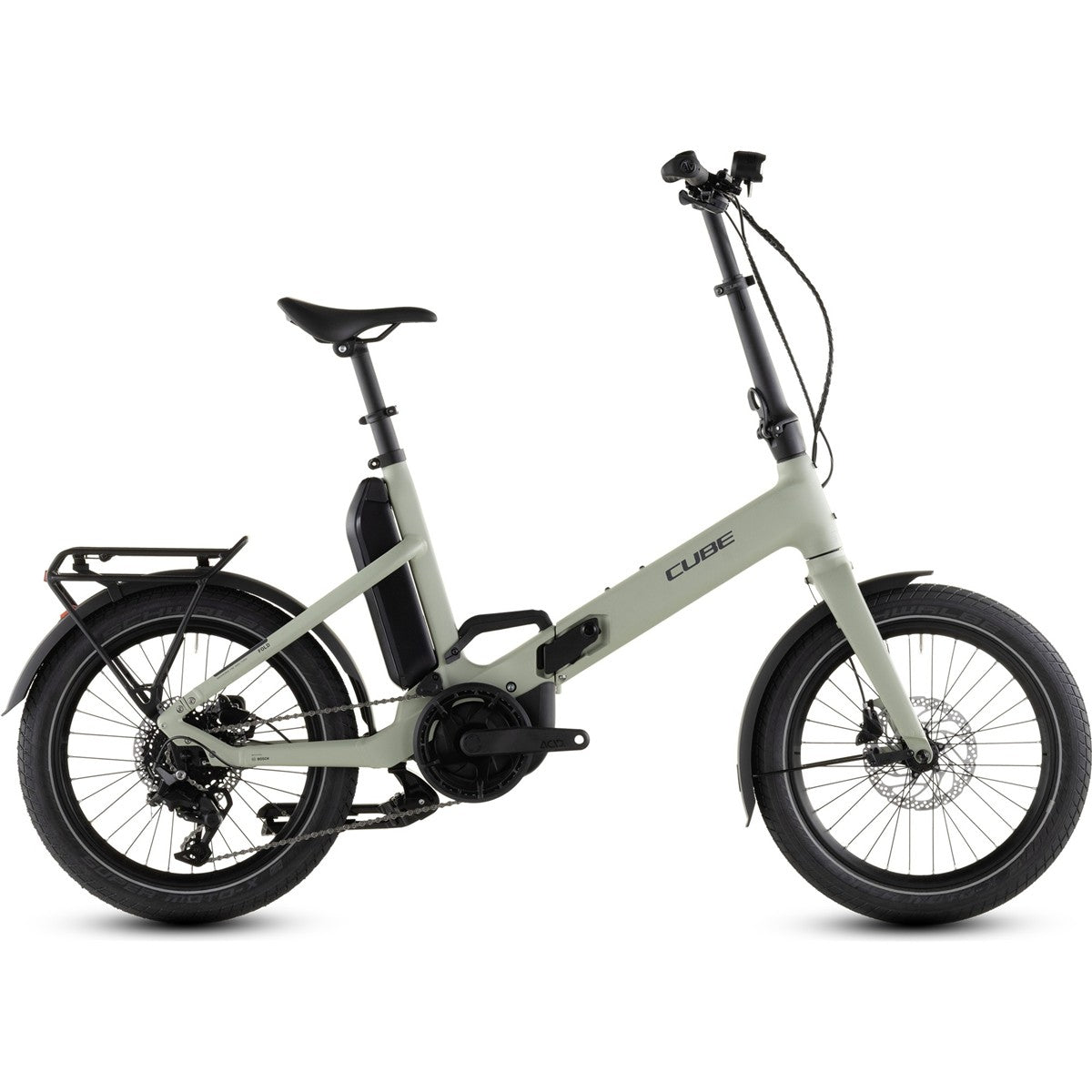 Hopfällbar Elcykel Cube Fold Hybrid 545 Pea/Reflex ONESIZE