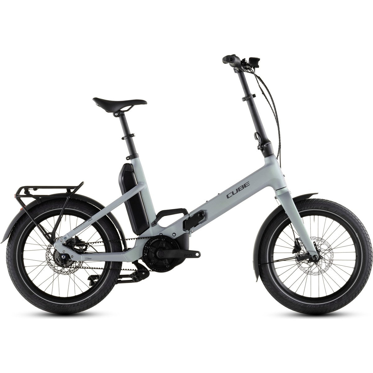 Hopfällbar Elcykel Cube Fold Hybrid Comfort 545 Seagrey/Reflex ONESIZE
