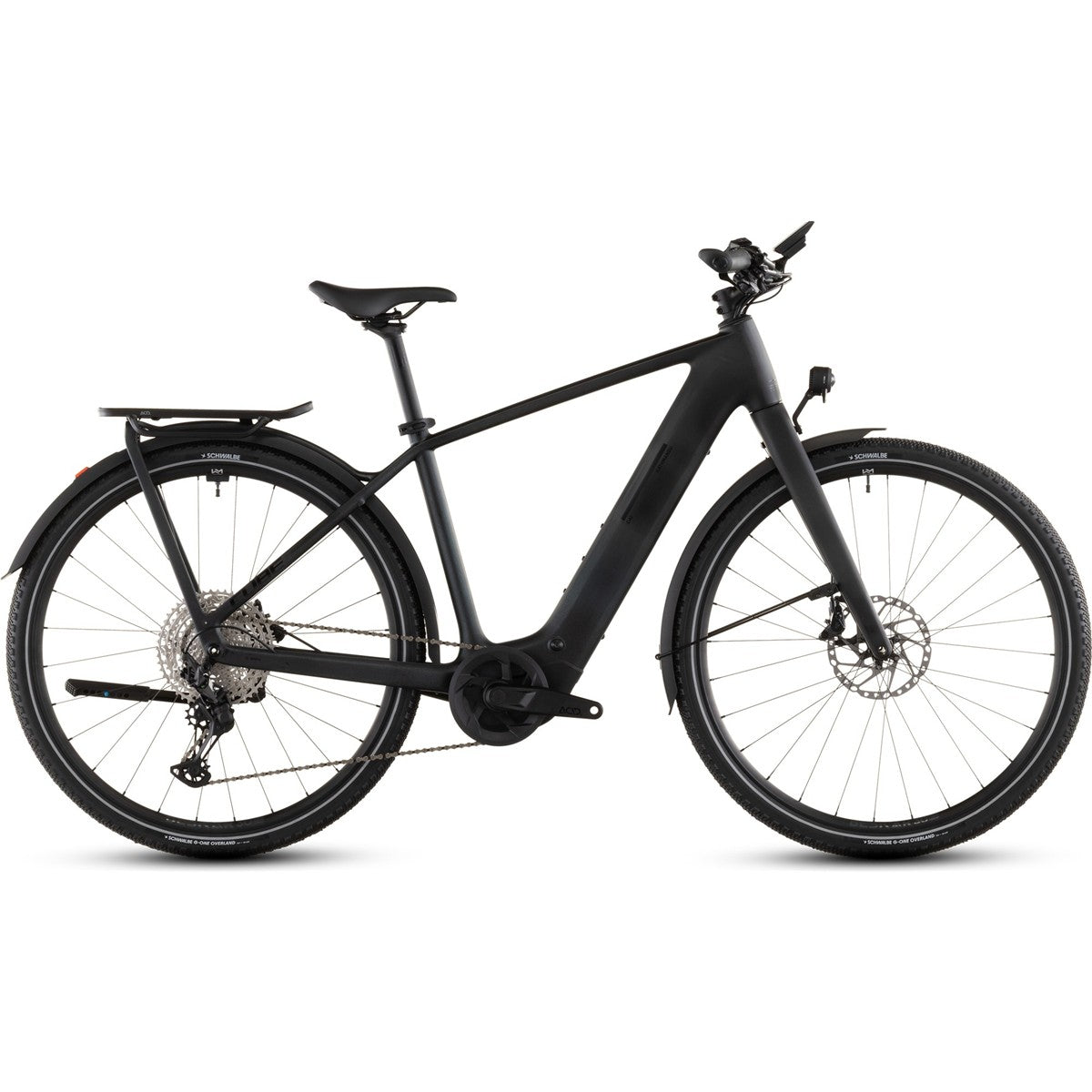 Hybridcykel el Cube Kathmandu Hybrid C:62 SLX 400X Liquidblack/Bluedust