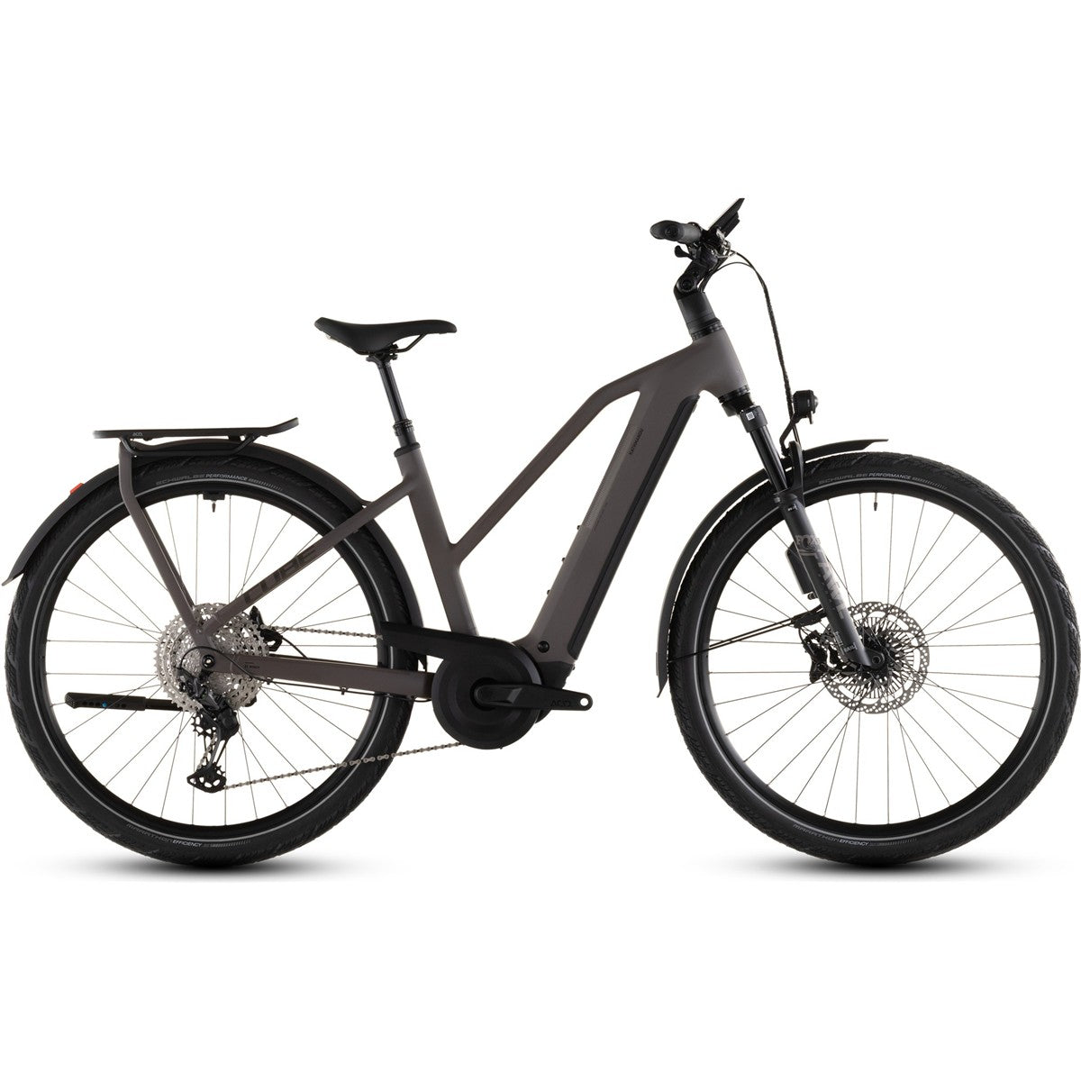 Hybridcykel el Cube Kathmandu Hybrid EXC 800 Mid Cedar/Chrome