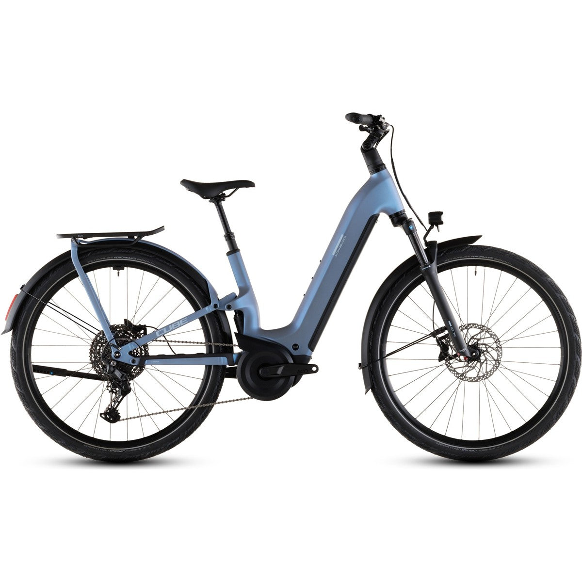 Hybridcykel el Cube Kathmandu Hybrid ONE11 HPC Pro 800 Hazeblue/Blue