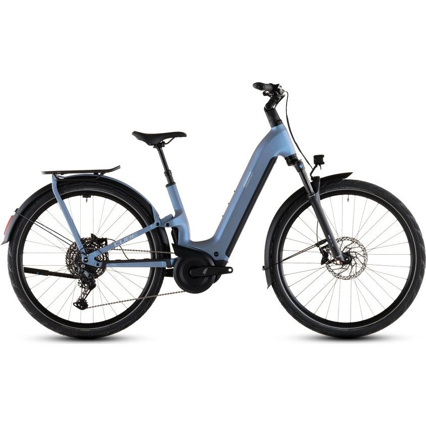 Hybridcykel el Cube Kathmandu Hybrid ONE11 HPC Pro 800 Low Hazeblue/Blue