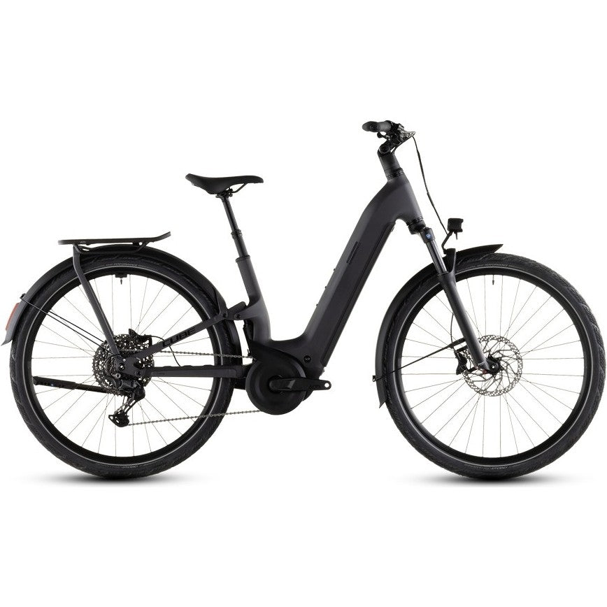 Hybridcykel el Cube Kathmandu Hybrid ONE11 HPC Pro 800 Low Slabgrey/Black
