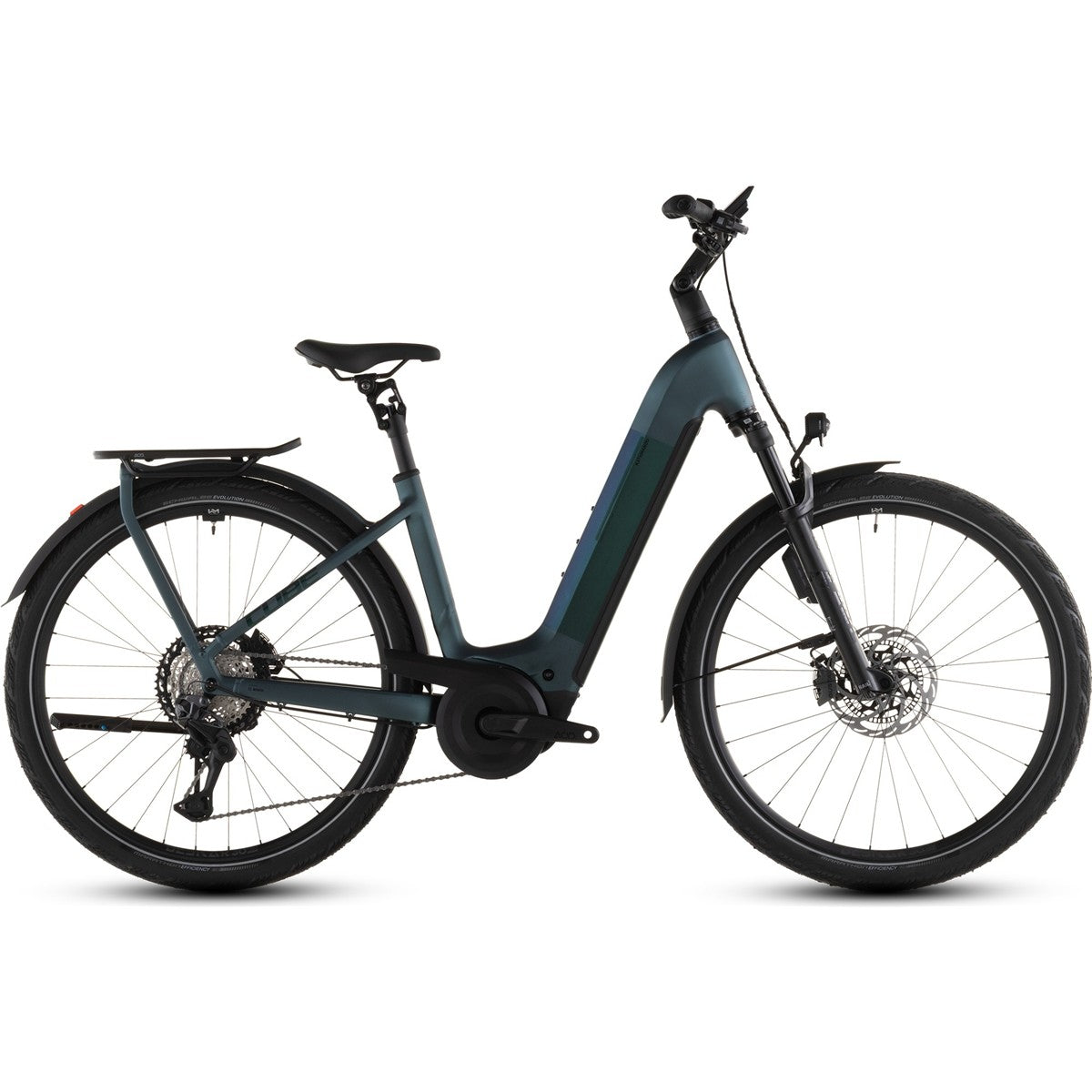 Hybridcykel el Cube Kathmandu Hybrid SLT 800 Low Duskwood/Goblin