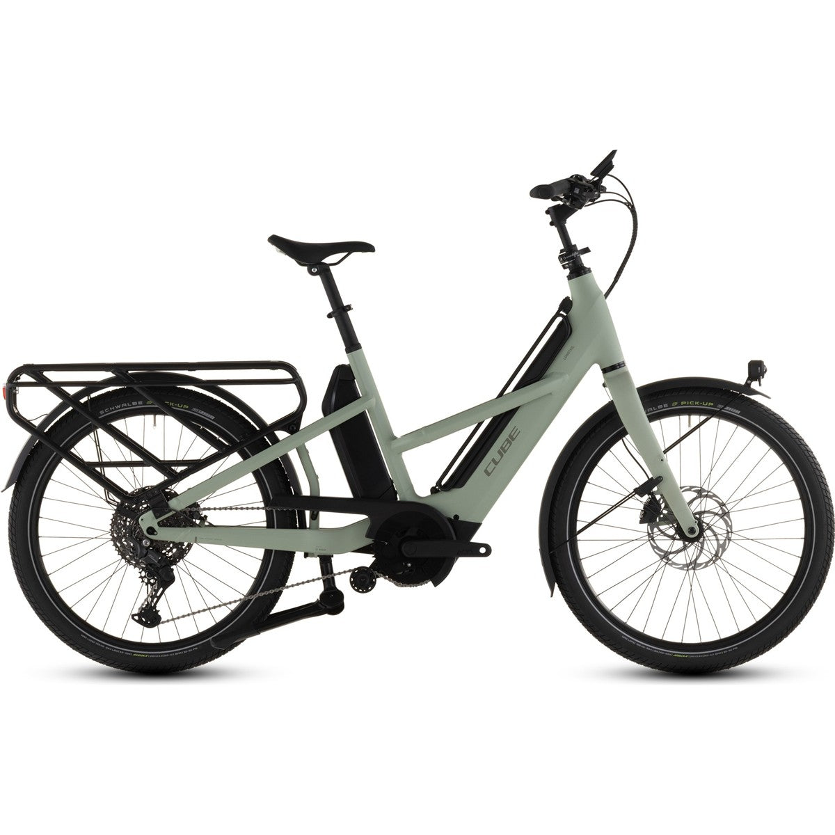 Lastcykel el Cube Longtail Hybrid 800 Pea/Reflex ONESIZE