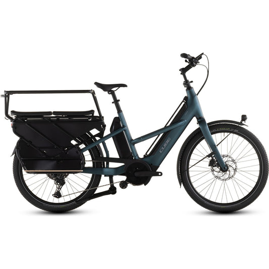 Lastcykel el Cube Longtail Hybrid Family 800 Royalgreen/Black ONESIZE