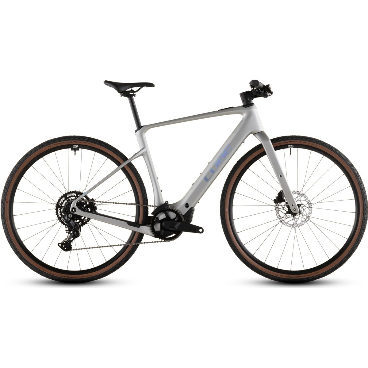 Hybridcykel el Cube Nulane Hybrid C:62 Race 400X Sleekgrey/Prism